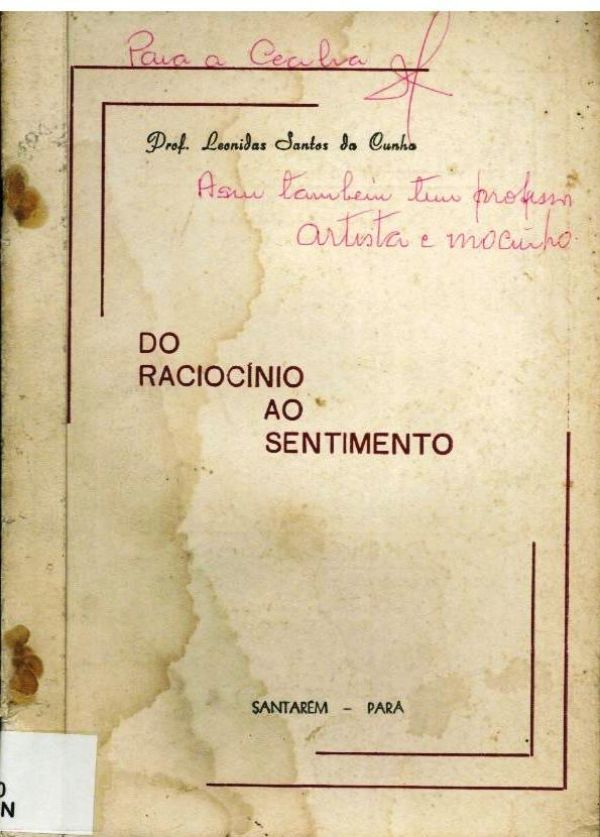 Do Racicínio ao Sentimento - 800 CUN